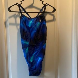 TYR Women’s Blue One Piece Swimsuit